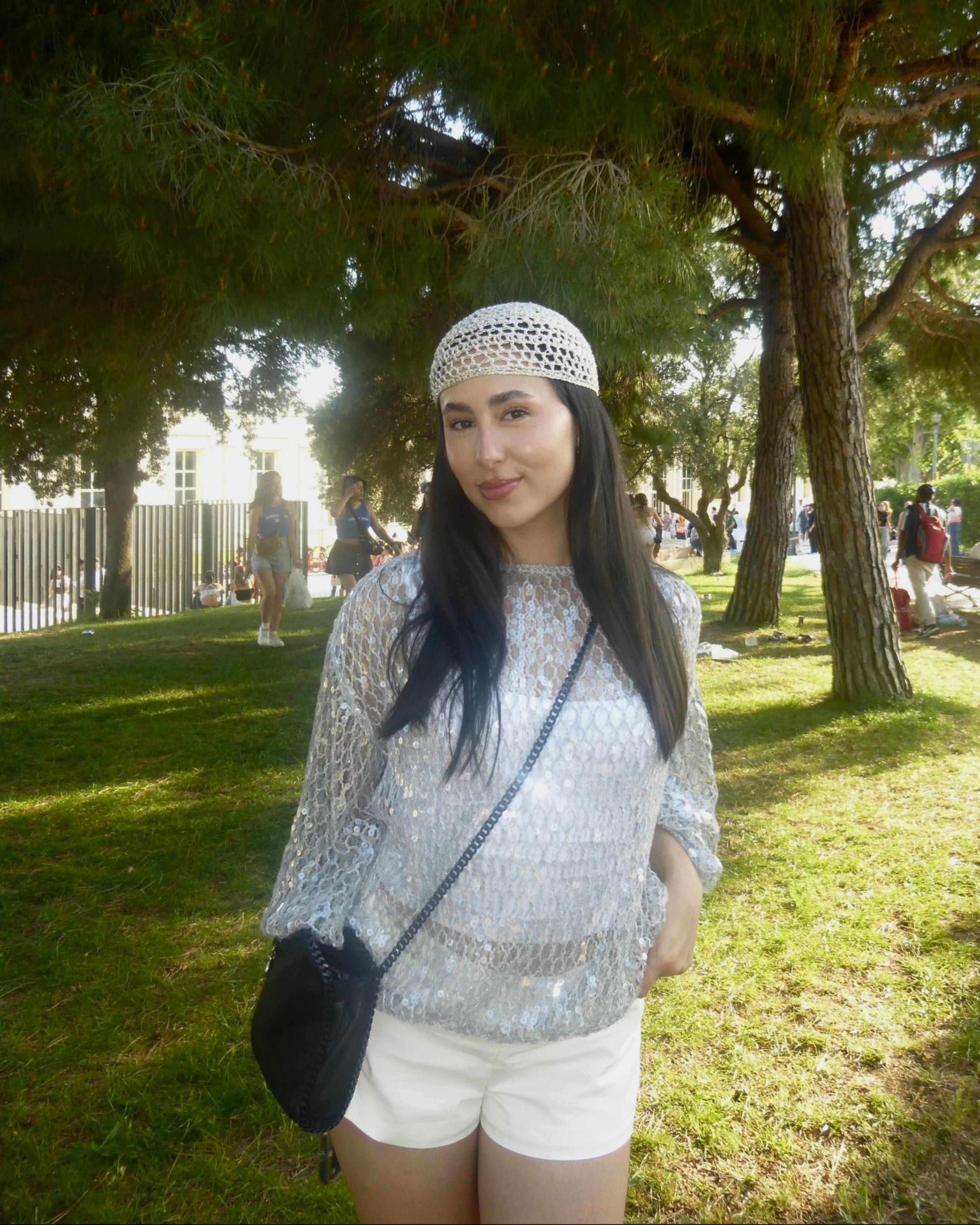 Grey Lumiére Croche hat