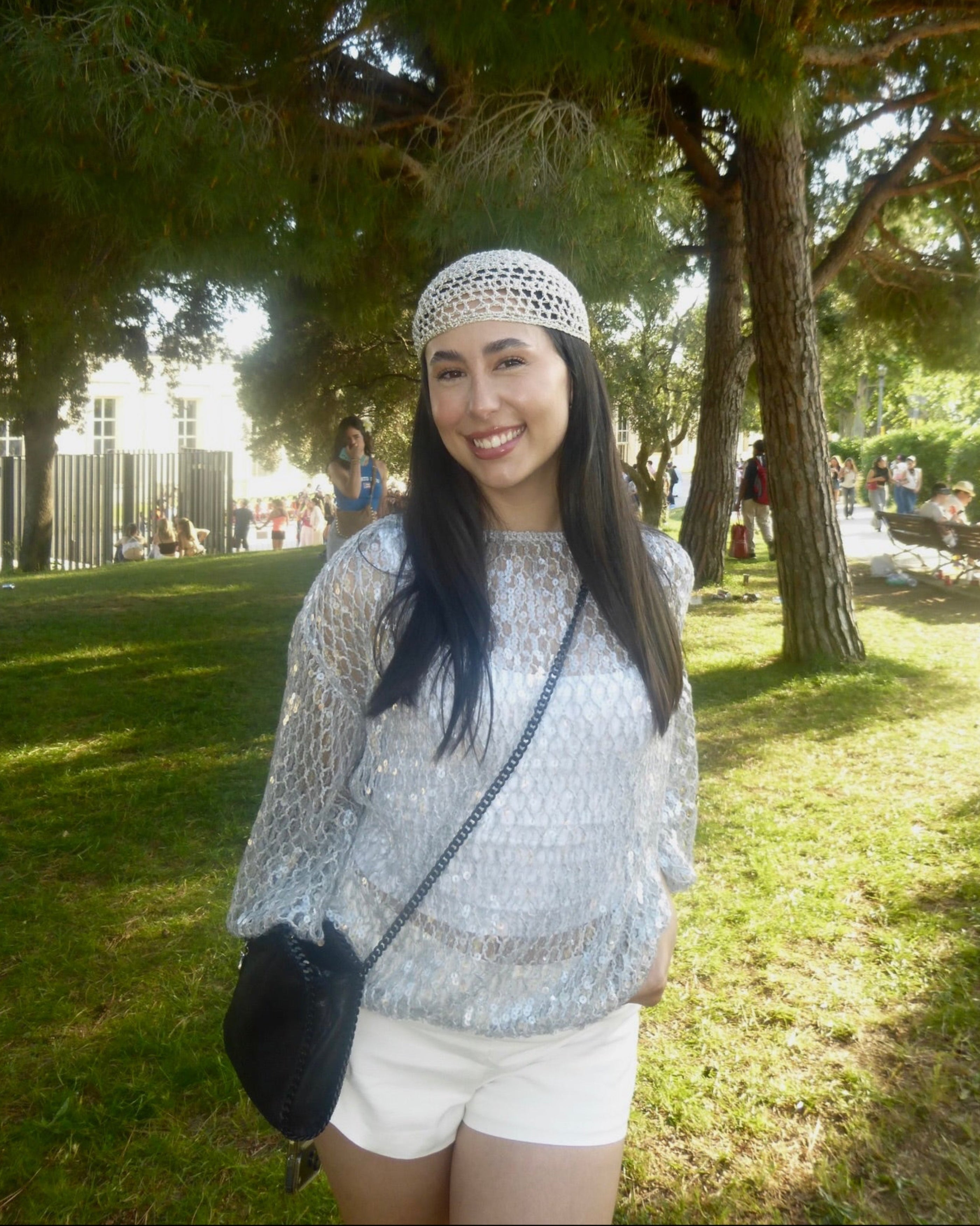 Grey Lumiére Croche hat
